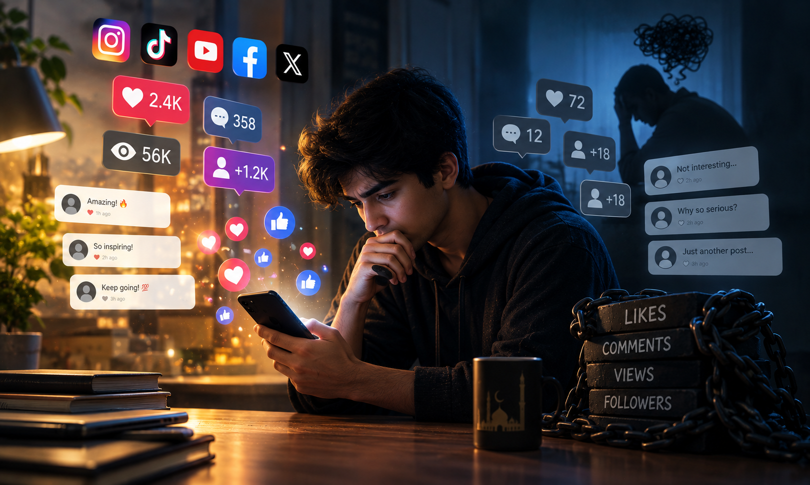 The Psychological Slavery of Likes and Followers